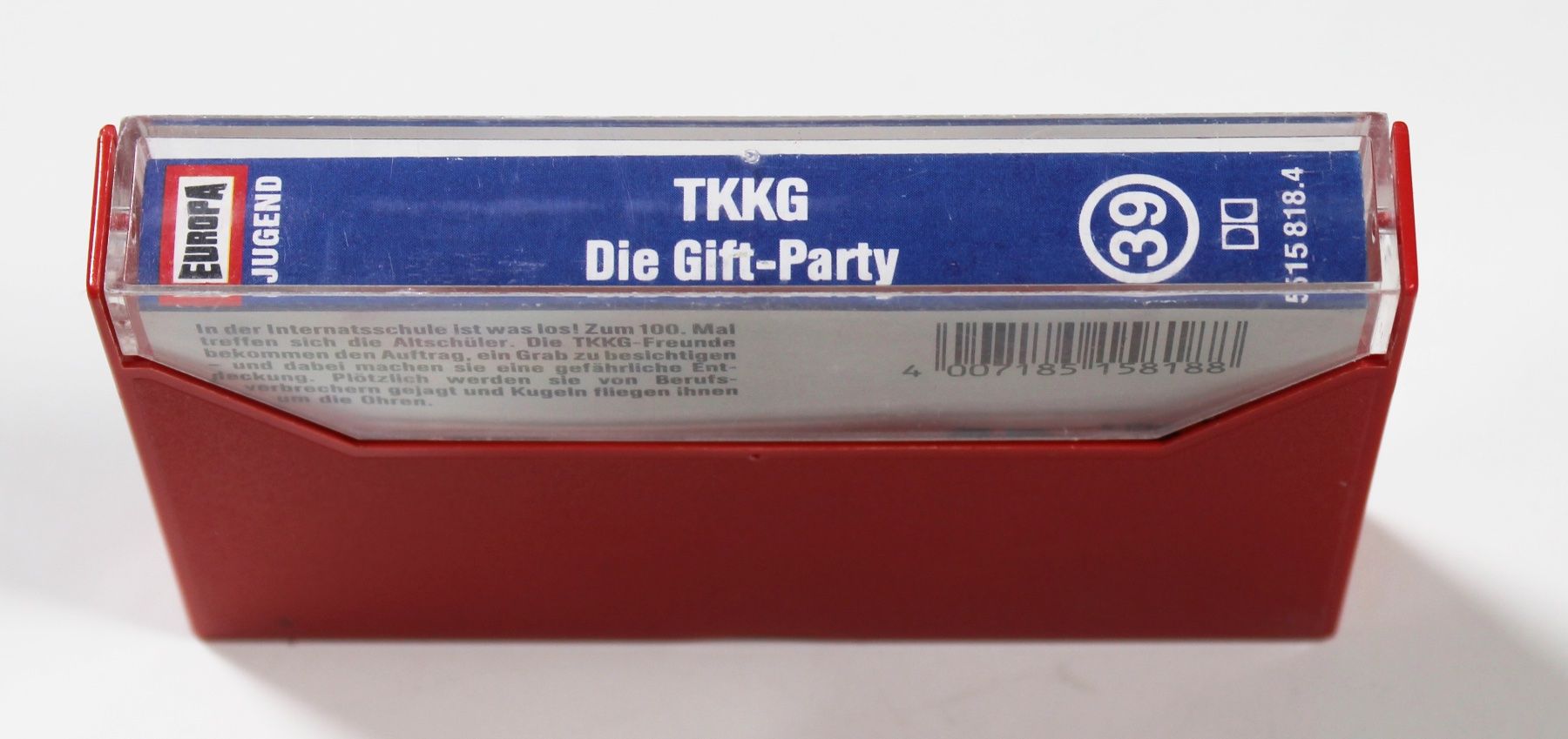 Musicassette: MC TKKG - Die Gift-Party Folge 39 – Usato da Brüttisellen venduto da Collector-Corner 3