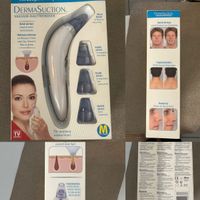 DermaSuction Vakuum-Hautreiniger Mitesser Pickel 4 Aufsätze