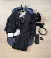 Black Suit Set, Tuxedo, Ceremony by D'S, Size 39-40