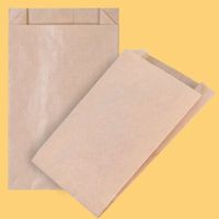 200 braune Papierbeutel mit Seitenfalte Grösse: 12+4x20cm