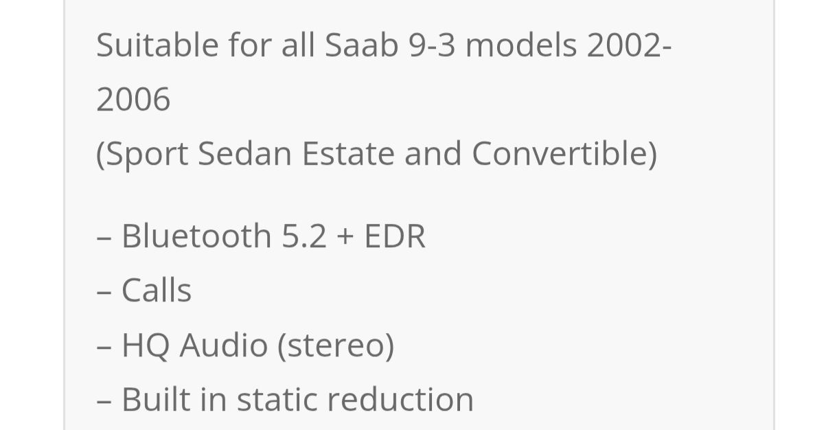 Saab Alle Autoersatzteile: Saab 9-3 Bluetooth Modul – Gebraucht aus Frauenfeld von Jeremy0488 2