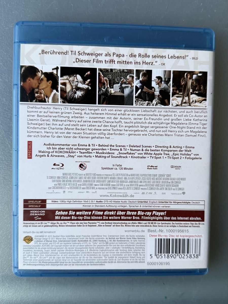 Tutti i DVDs: Kokowääh Blu-ray Disc mit Til Schweiger – Usato da Oberried Brienz venduto da Chyara 1