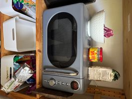 Mikrowelle Grau Retro