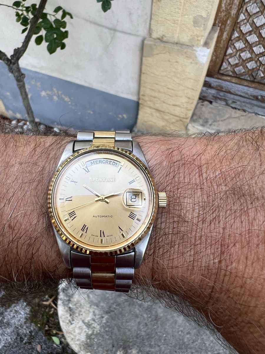 Uhren: Sportline day-date vintage swissmade automatic – Gebraucht aus Orbe von Watchivore 4