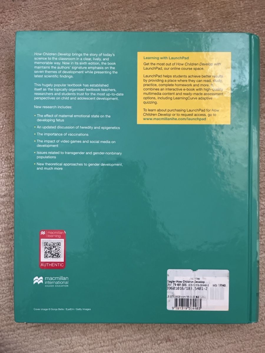 Libri: How children develop 6th edition – Usato da Cavigliano venduto da ann_y8nx 1