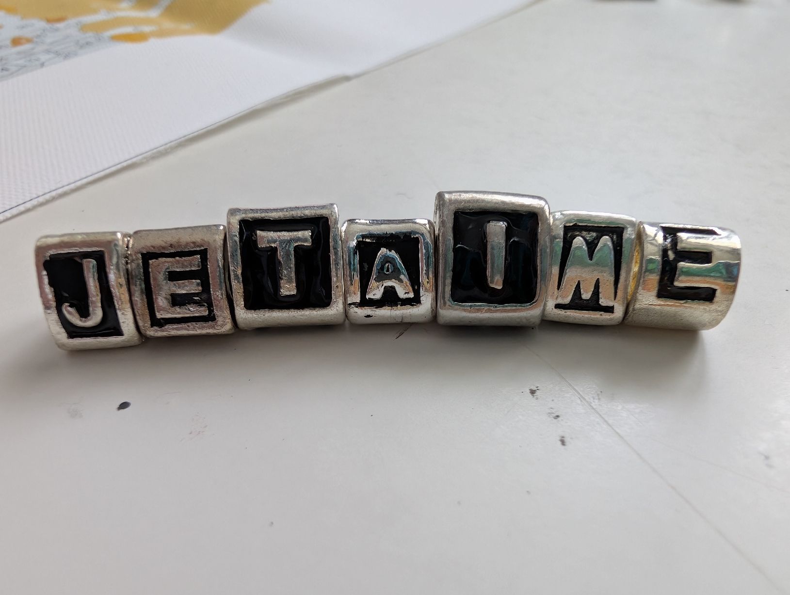 Anhänger: charms "Je t'aime" – Gebraucht aus Bernex von Natalys