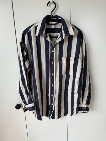 H&M Linen Hemd xs (oversized)
