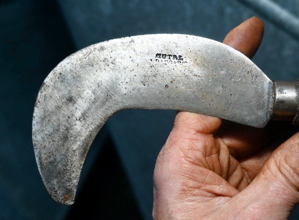 Tutti gli attrezzi: ANTIKE Handsichel Länge ca. 25cm - MUTEL À DAMPARIS – Usato da Pfaffhausen venduto da mono_rec 5