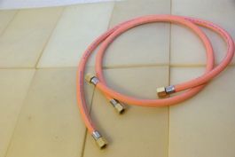 2x kurzer GAS Schlauch 80cm