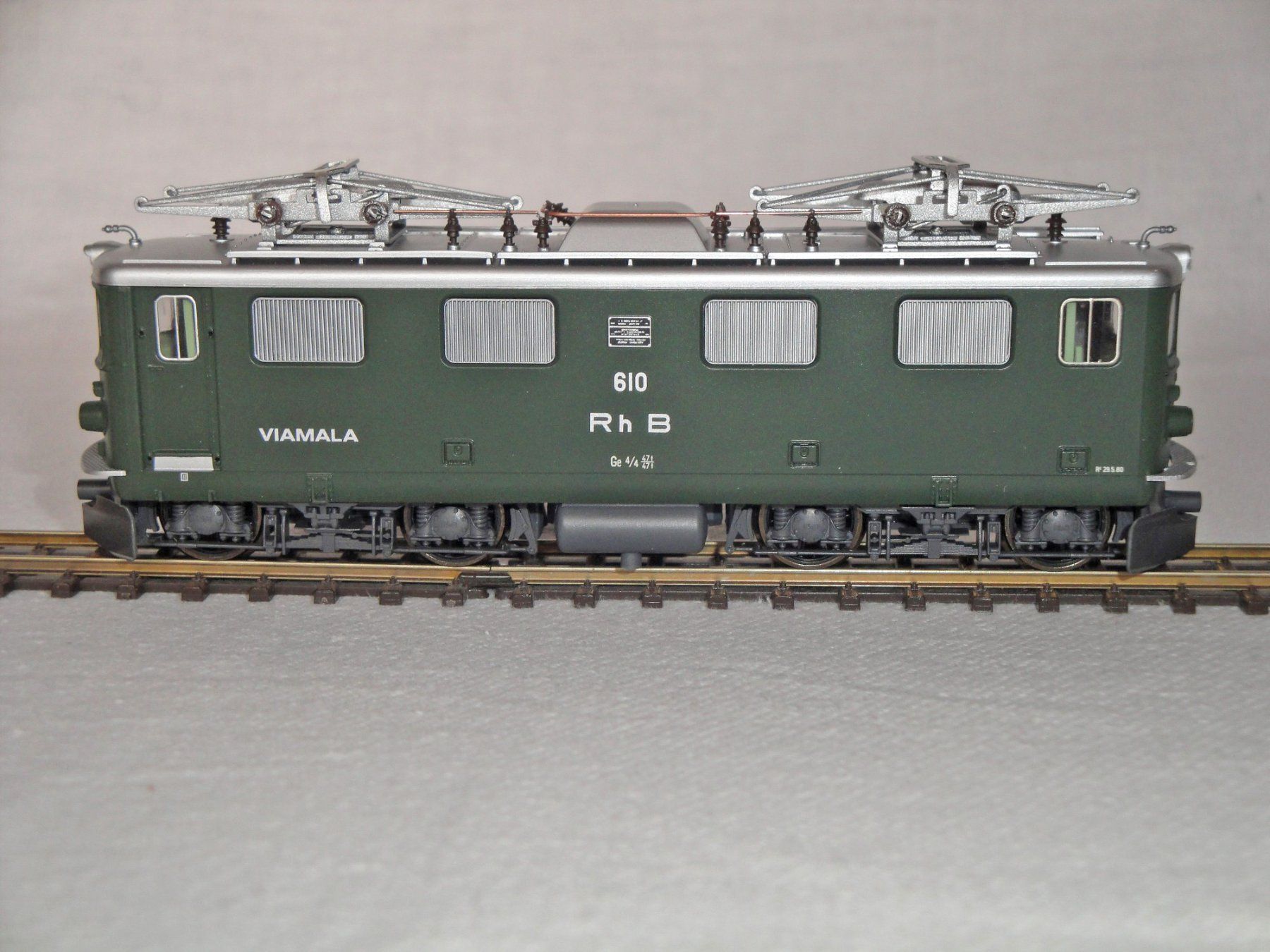 Bemo Modellini di ferrovie: Bemo RhB-Ge 4/4 I 610 VIAMALA – Nuovo e nell'imballaggio originale da Wolfwil venduto da heinzs3575 4