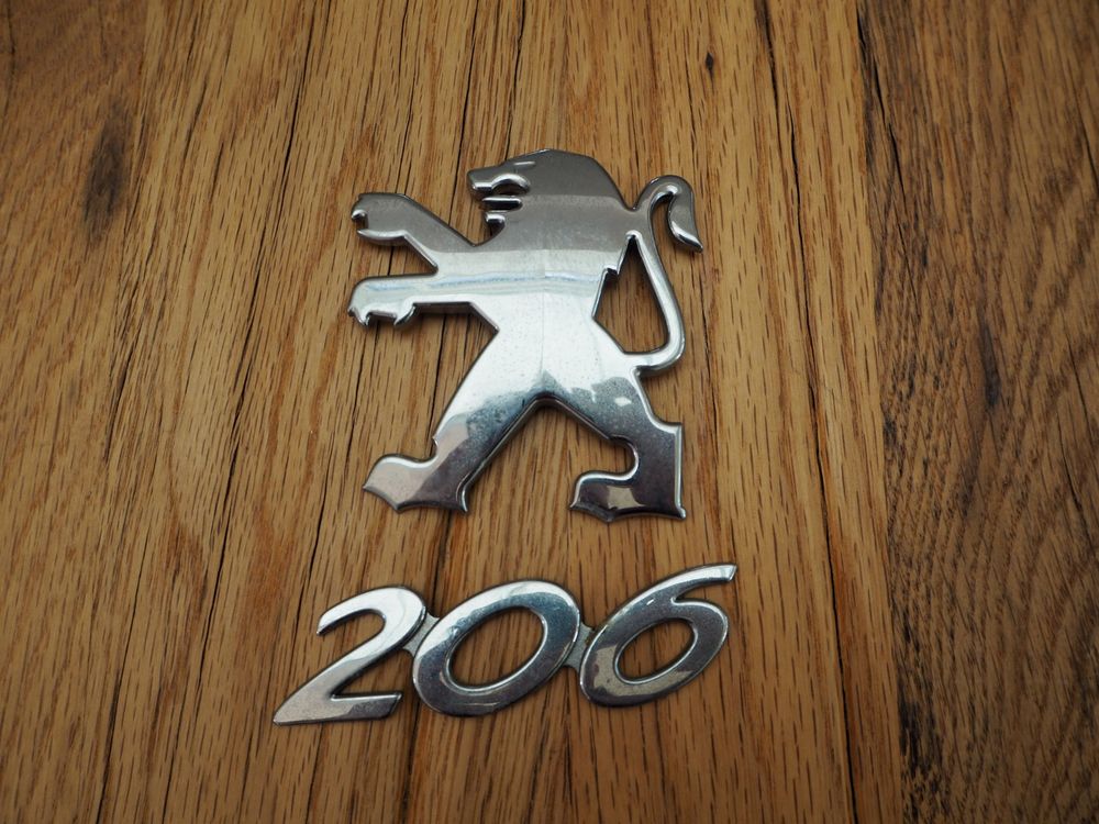 Peugeot 206 Emblem und Schriftzug | Kaufen auf Ricardo