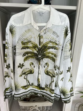 Leinenbluse, M