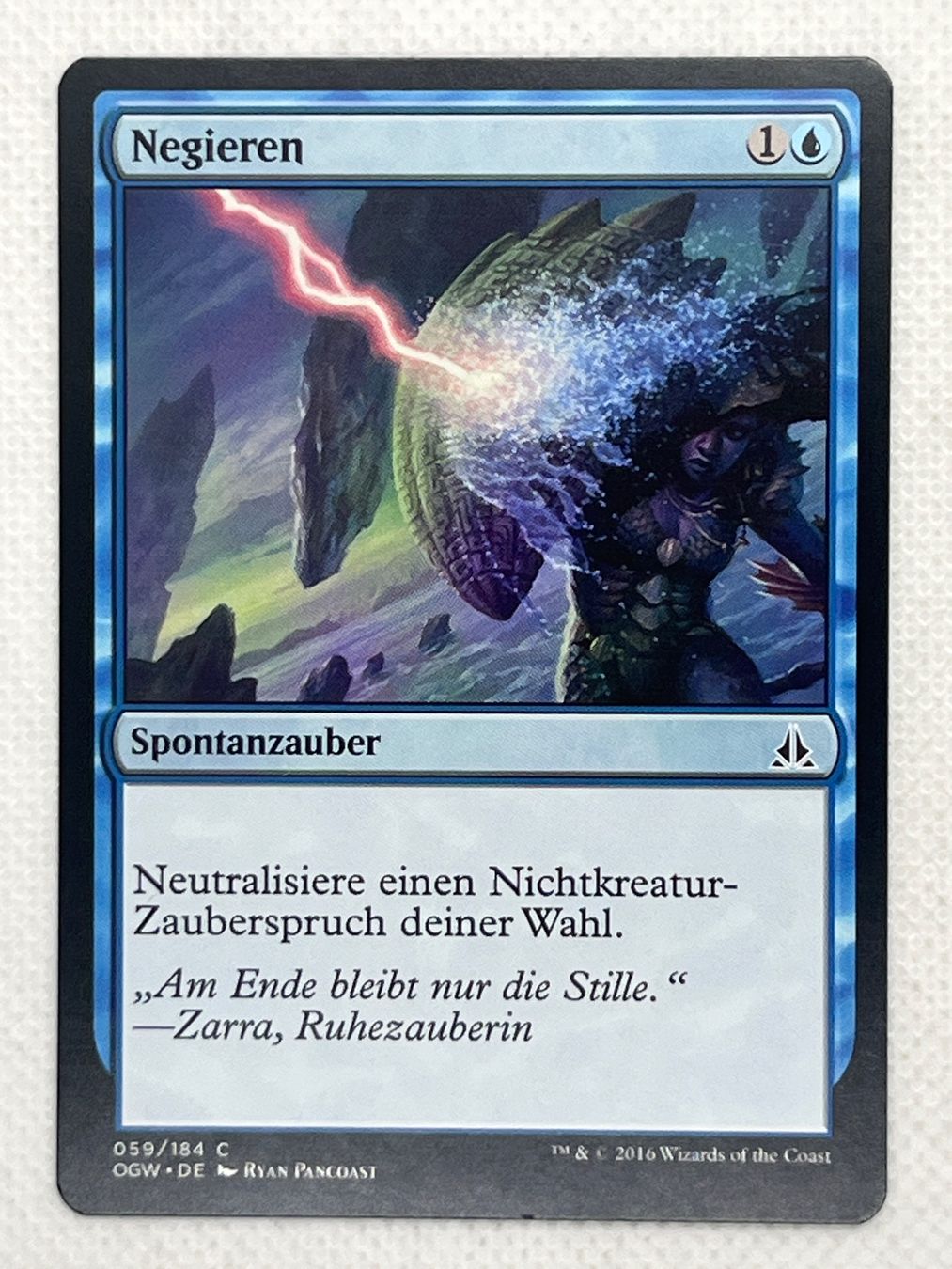 Magic The Gathering Cartes à collectionner: MTG Negieren OGW 059 Deutsch Common – D'occasion à Hinterkappelen par Kim1992