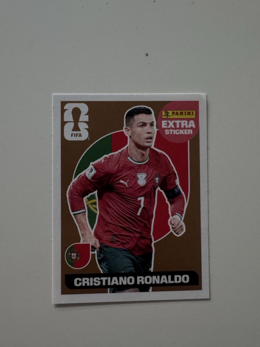 Panini Carte collezionabili: Cristiano Ronaldo Extra Sticker Bronze Panini 2026 – Nuovo e nell'imballaggio originale da Versoix venduto da rob_r5x6