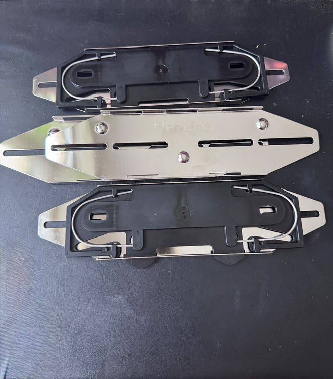 Tutti pezzi di ricambio auto: Menotec Wechselnummerhalter Garnitur für 2 Autos – Nuovo (secondo la descrizione) da Wolfhausen venduto da ResalePoint