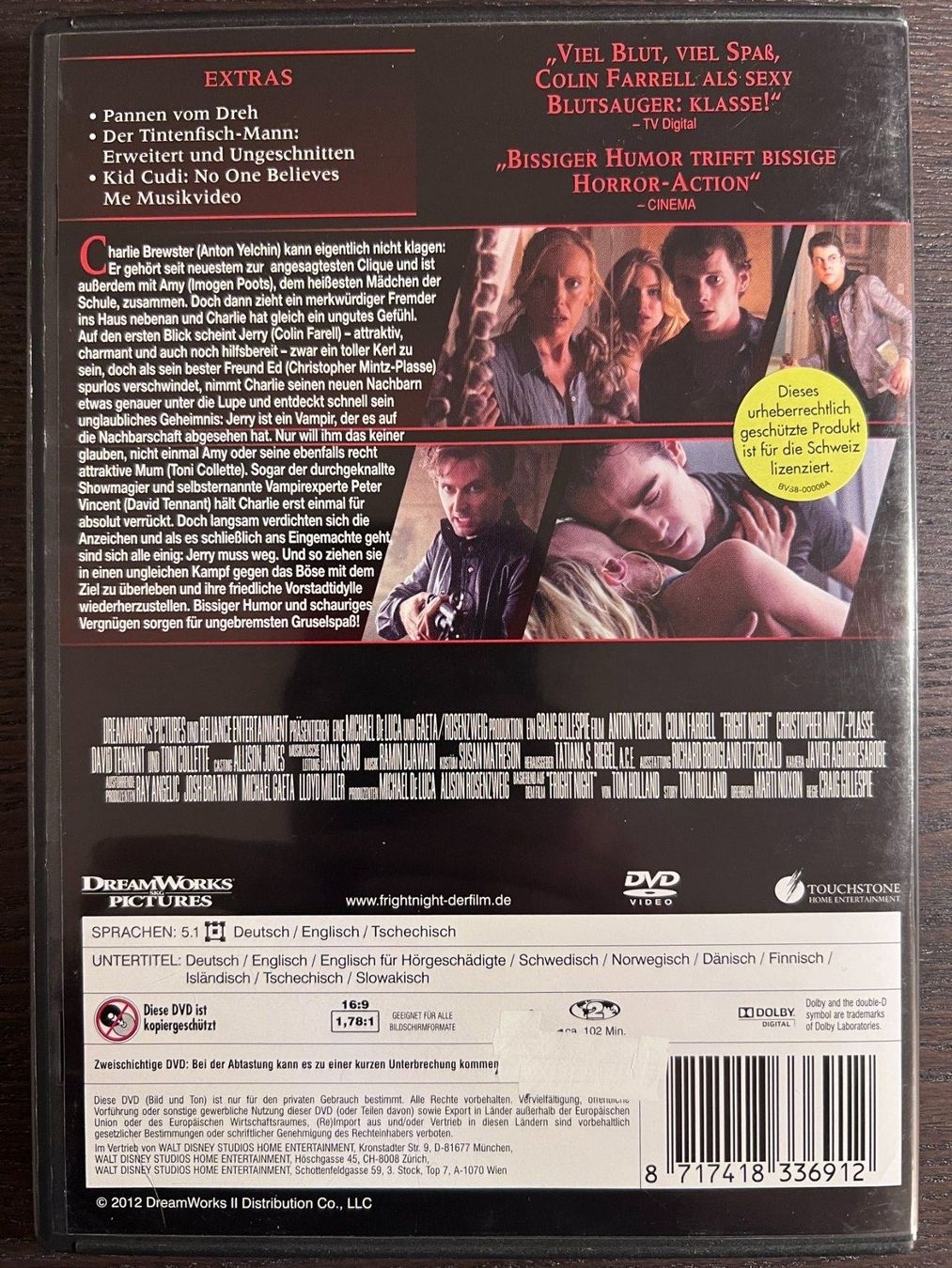 Alle DVDs: Fright Night – Gebraucht aus Zürich von FilmFreunde 1