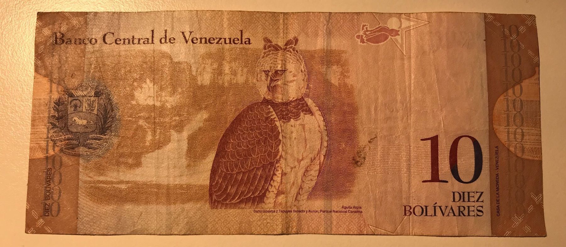 Banconote: Venezuela 10 Bolivares 2011 – Usato da Algetshausen venduto da Carrhard 1