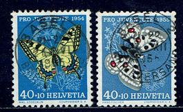 Pro Juventute J157+J162 Vollstempel