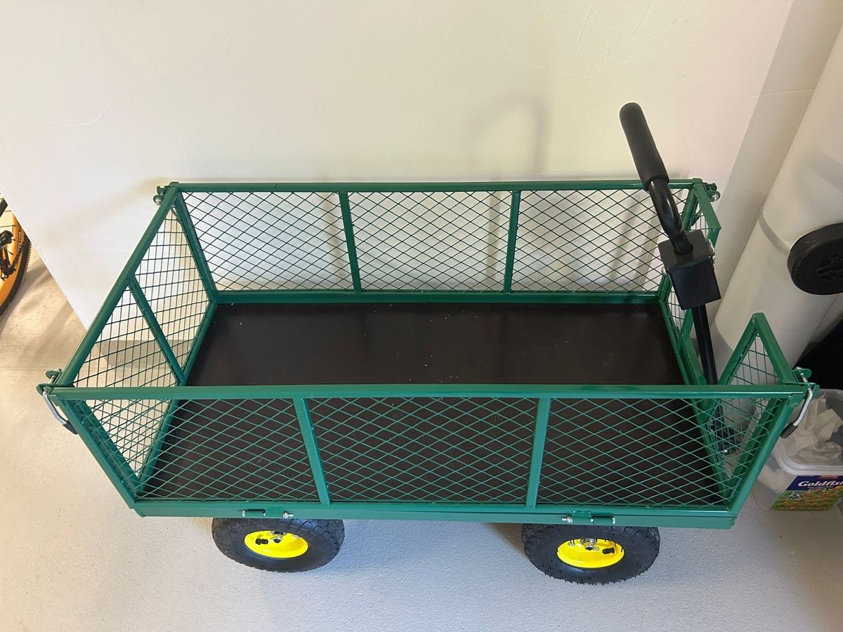 Veicoli per bambini: Bollerwagen grün mit Plane – Nuovo (secondo la descrizione) da Root venduto da chugelrund 1