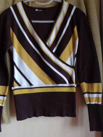 Pullover Damen Gr.S/M, 60% Wolle/30% Baumwolle