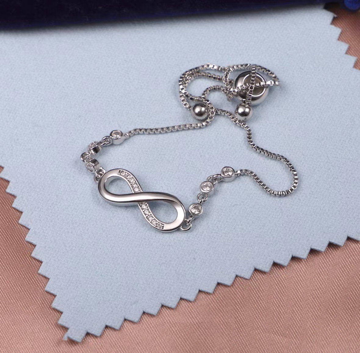 Bracciali & Braccialetti: Wundervolles Armband Silber 925, Infinity – Nuovo (secondo la descrizione) da Niederbüren venduto da Fidi5 4