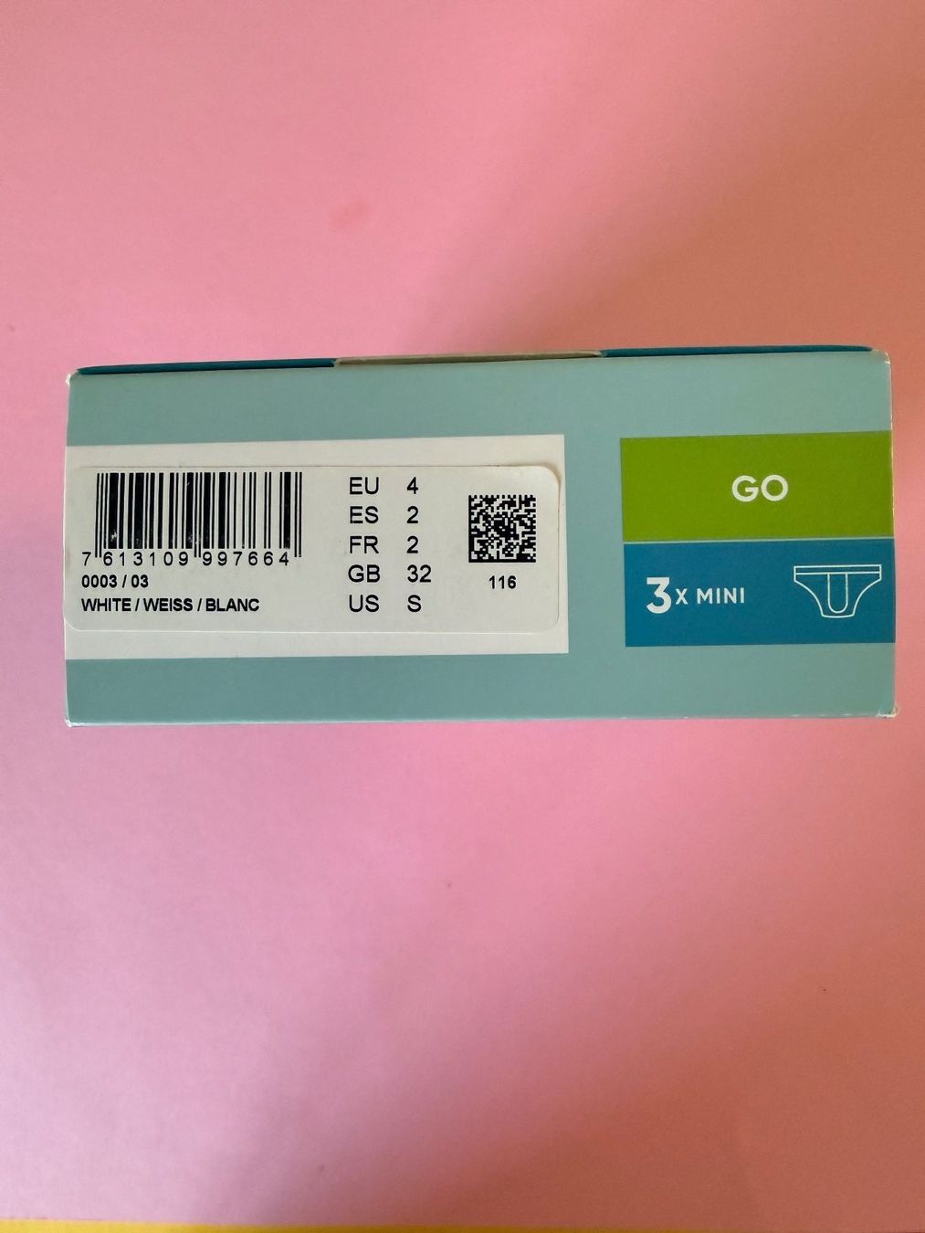 Sloggi Biancheria intima: SLOGGI, GO Slips Mini, Grösse S, 3 Stück in Weiss – Nuovo e nell'imballaggio originale da Rudolfstetten venduto da gst_g7xl 1