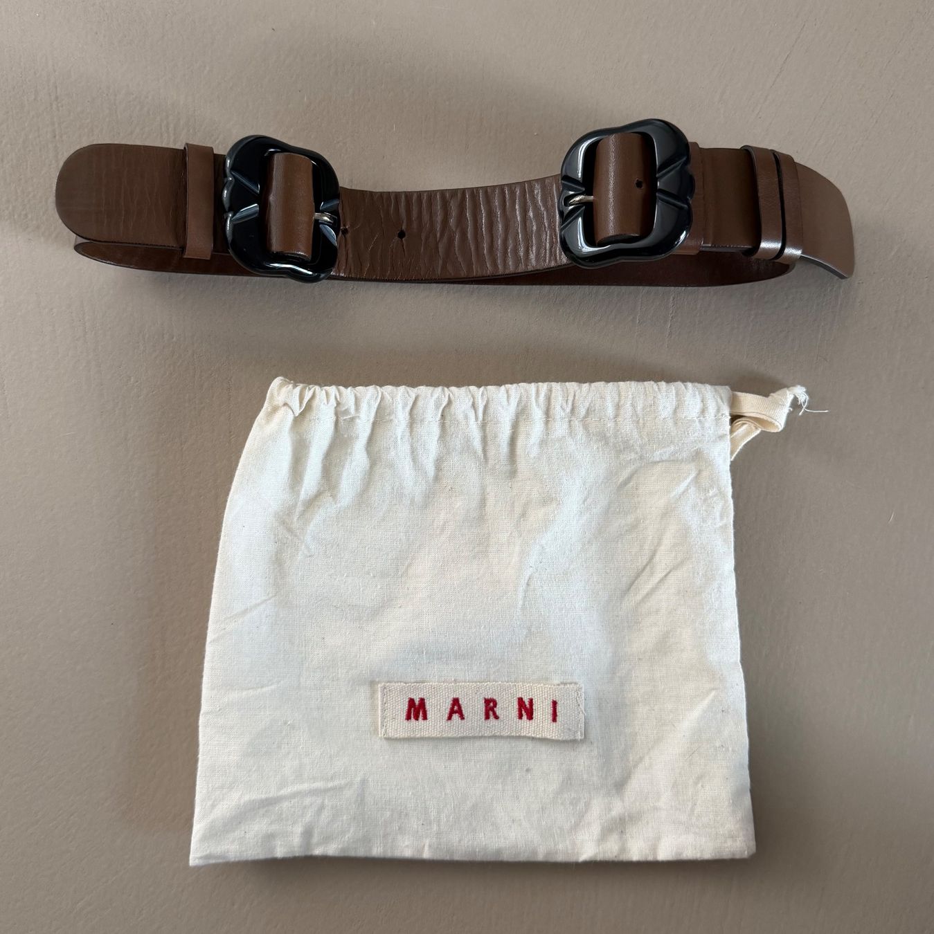 Marni Cinture: MARNI Ledergürtel 🤎 – Usato da Zürich venduto da ClosetQueen 2