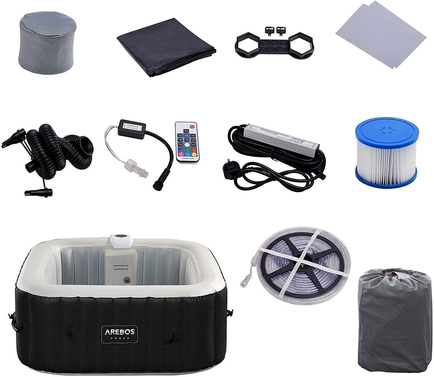 Whirlpool: SPA Pool CORFU mit LED Bubble – Nuovo e nell'imballaggio originale da Bottighofen venduto da zaap 7