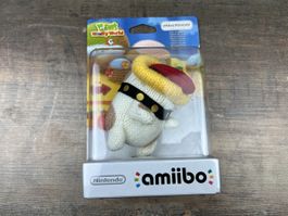 Nintendo Amiibo Yoshi Wolly World Yarn Poochy selten Neu OVP
