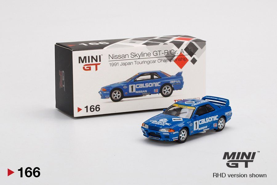 NISSAN SKYLINE GT-R R32 CALSONIC 1991 166 MINI GT | Kaufen auf Ricardo