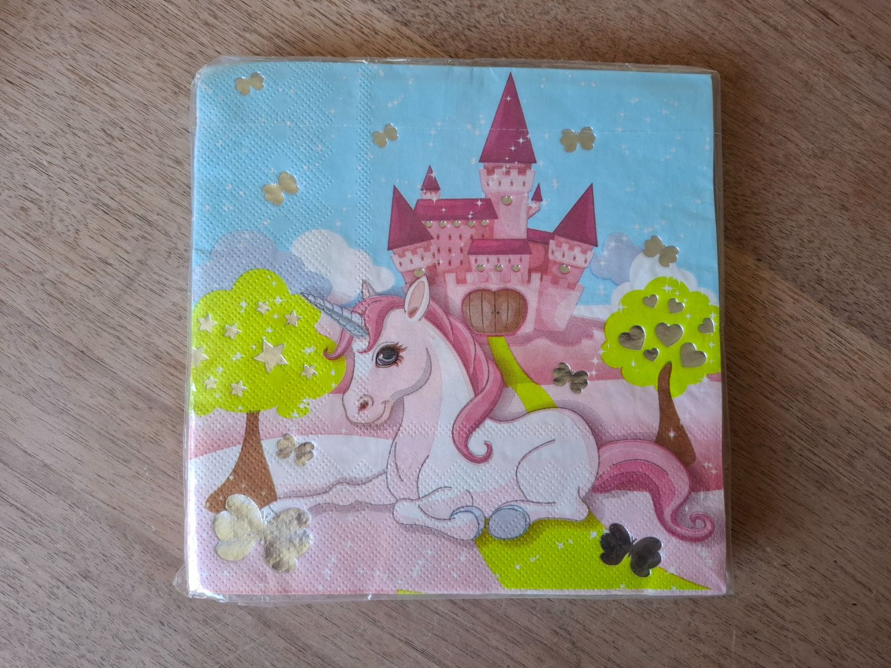 Migros Tovaglioli: Servietten Einhorn Schloss 20 Stk neu – Nuovo e nell'imballaggio originale da Auw venduto da Tschei-Pi