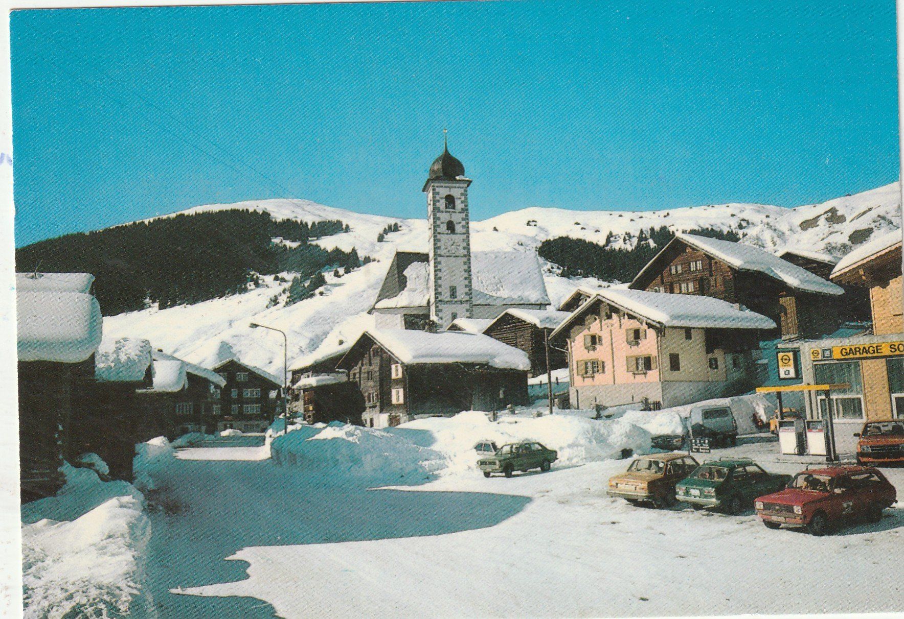 Cartoline postali: Lumbrein Dorfpartie – Usato da Lumbrein venduto da made02