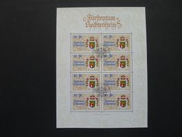 1996 Nr. 1078 im Bogen mit ET-Stempel SBK 160.-