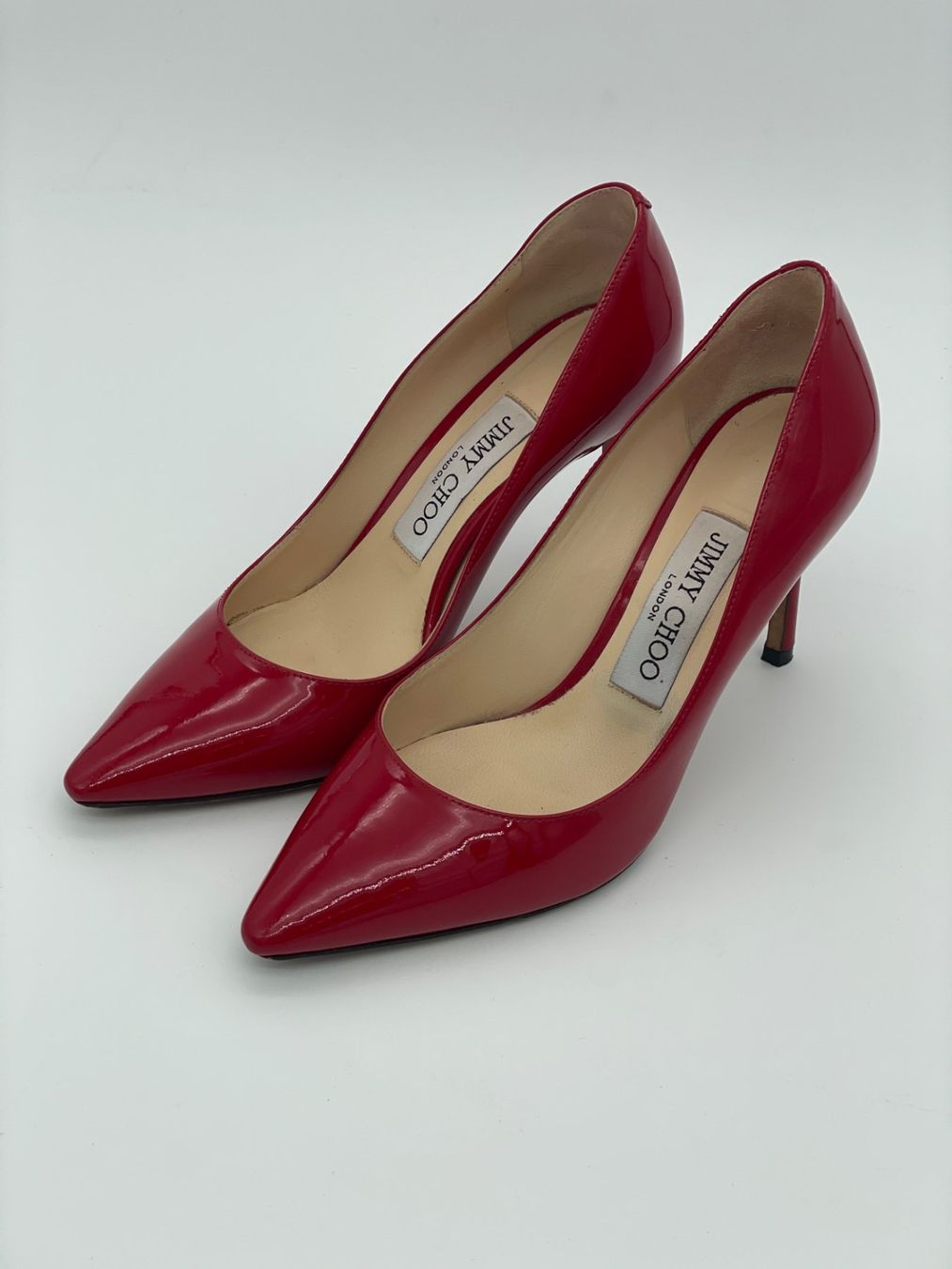 Jimmy Choo Scarpe da donna: Jimmy Choo Romy 85 Pump EU 35 Rot – Usato da Zürich venduto da shoe_shop 2