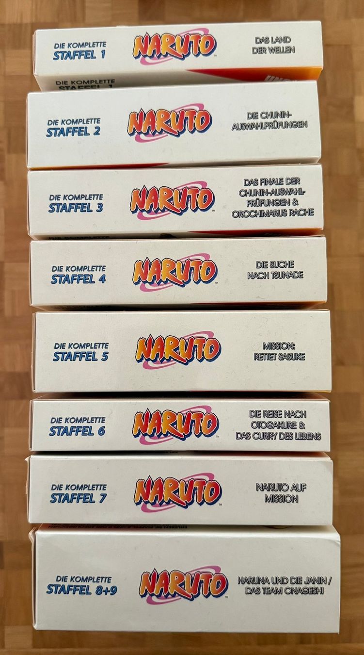 Tutti i DVDs: Naruto Staffel 1-9 – Nuovo (secondo la descrizione) da Meikirch venduto da meineangebote 1