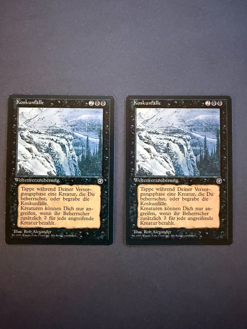 Magic The Gathering Carte collezionabili: 2x Koskunfälle // Homelands // Heimatländer // Magic – Usato da Binz venduto da Tempelritter