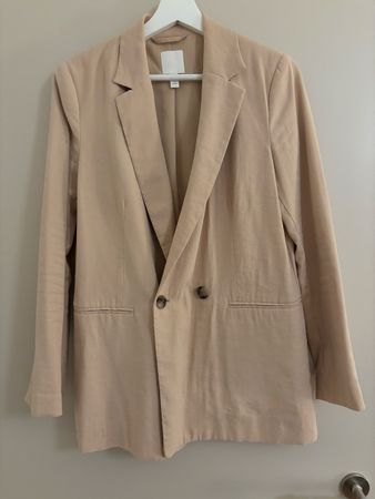 H&M Blazer, Beige, Gr. 36 - Perfekt für den Übergang!
