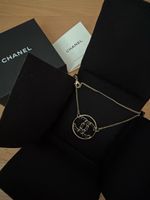 Chanel Halskette mit CC Logo Leder geflochten neu in OVP
