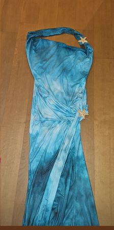 Elegantes blaues Kleid