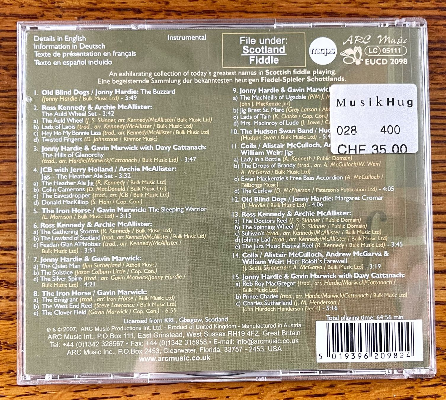 CDs: Best of  Scottish FIDDLE CD – Gebraucht aus Oftringen von Vucki 1