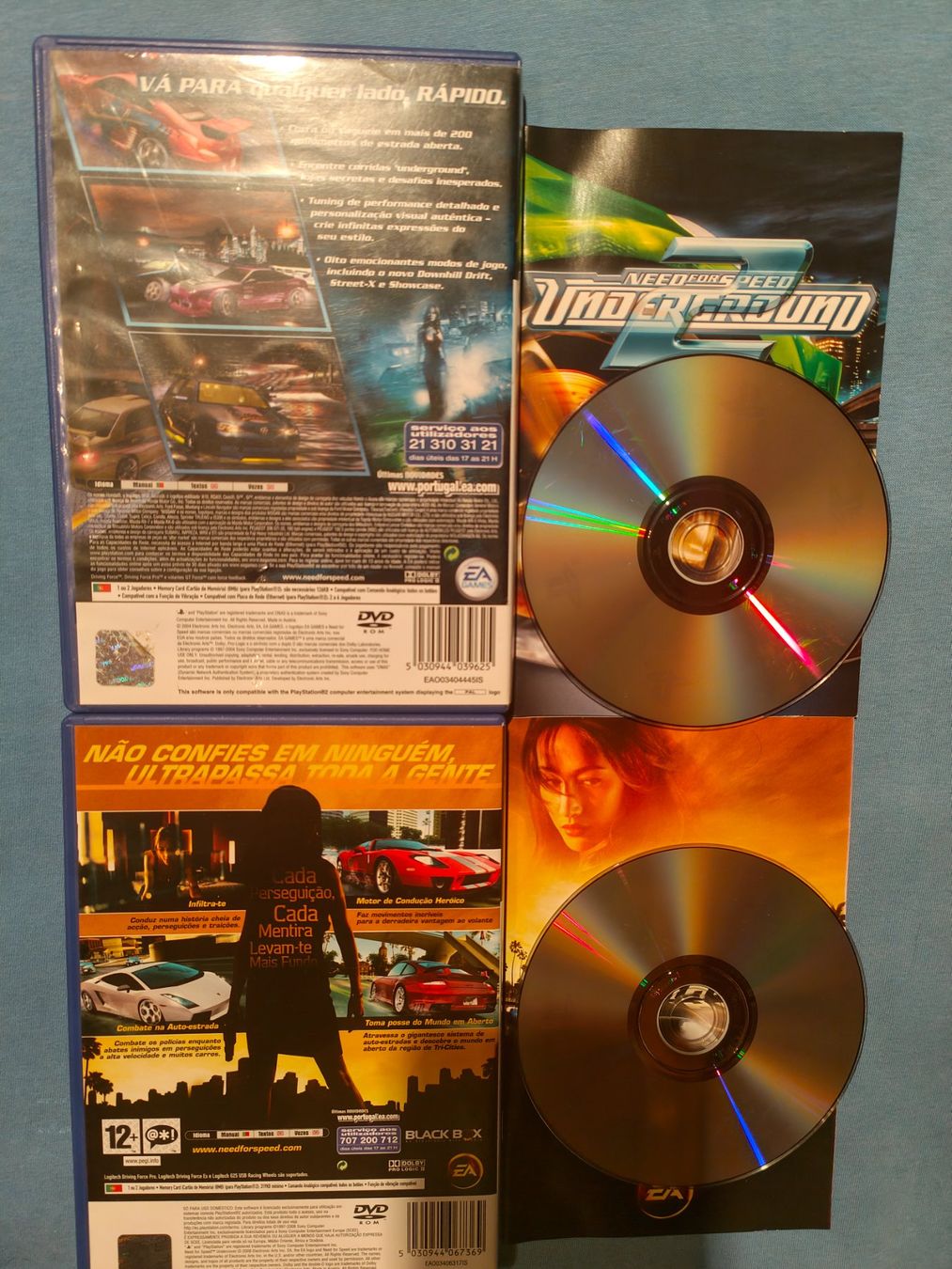 Sony Spiele: Need For Speed Underground 2 + Undercover (PT) PS2 – Gebraucht aus Dietikon von Migi_97D 1