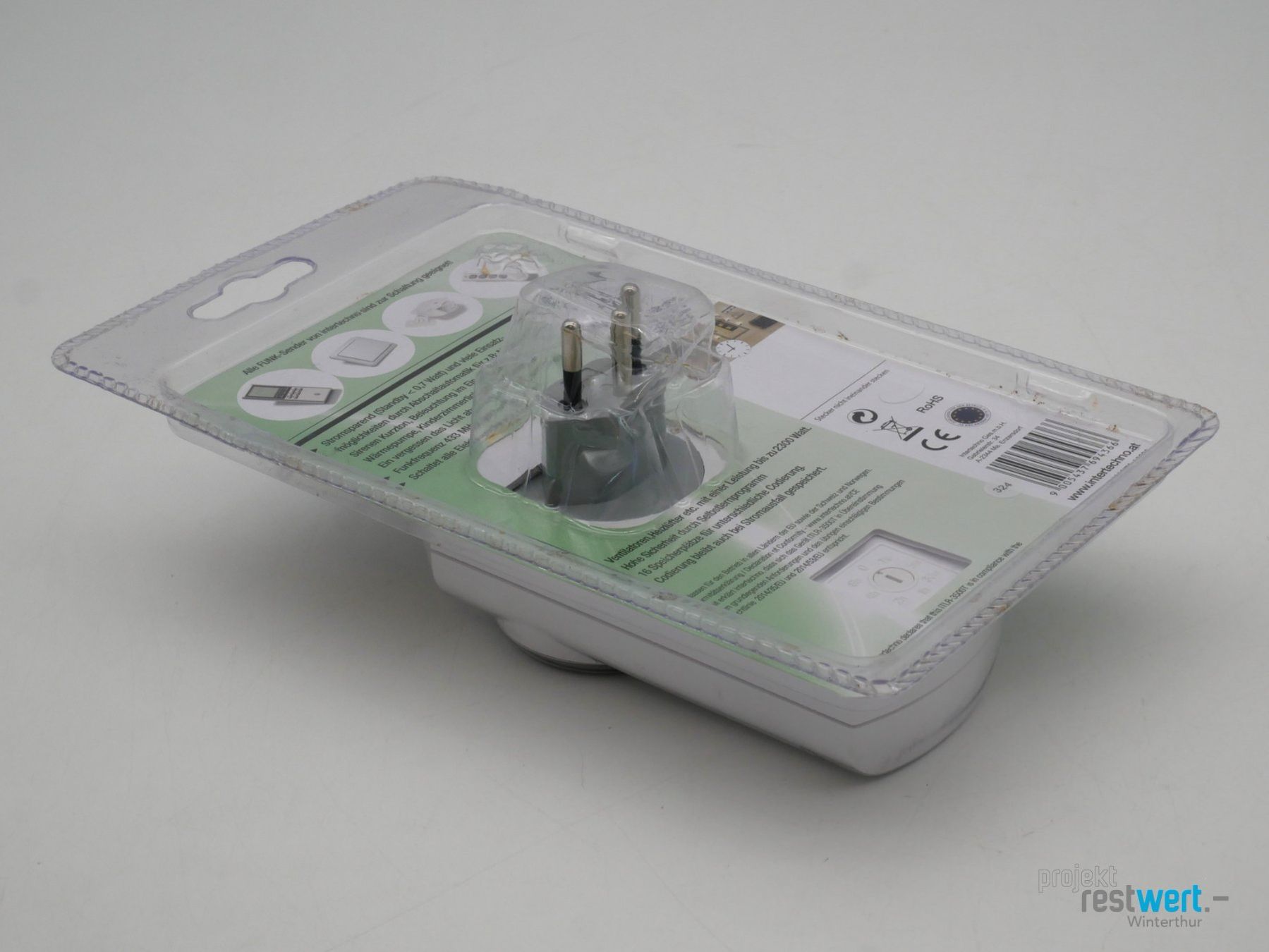 Intertechno Stecker: INTERTECHNO Funkzwischenstecker Typ-J ITLR-3500T – Neu und originalverpackt aus Winterthur von Restwert_Winterthur 1
