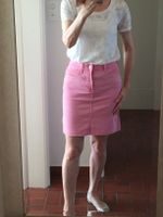 Jeansjupe rosa Gr.34 von NYxD - ungetragen