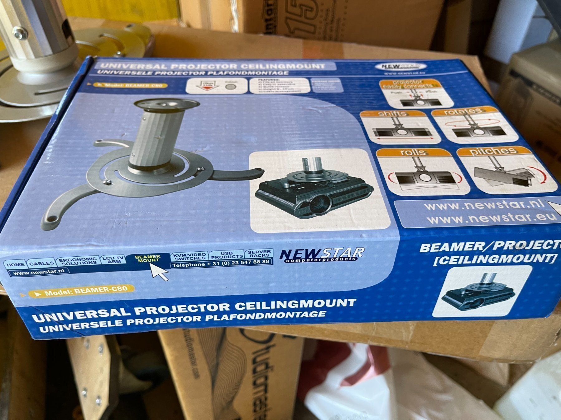 Staffa per monitor: NewStar BEAMER-C80 Deckenhalterung – Usato da Schaffhausen venduto da mariovit 6