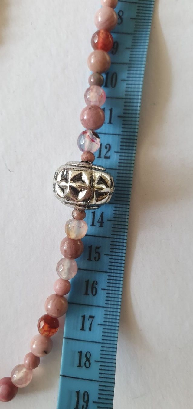 Catenine: Rhodonit mit Agate – Nuovo (secondo la descrizione) da Benglen venduto da Meercat3 7