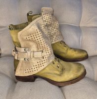 Lederstiefeletten Mjus