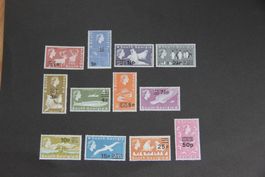 South Georgia (Falkland) 1977/1978 Definitives -overprints**