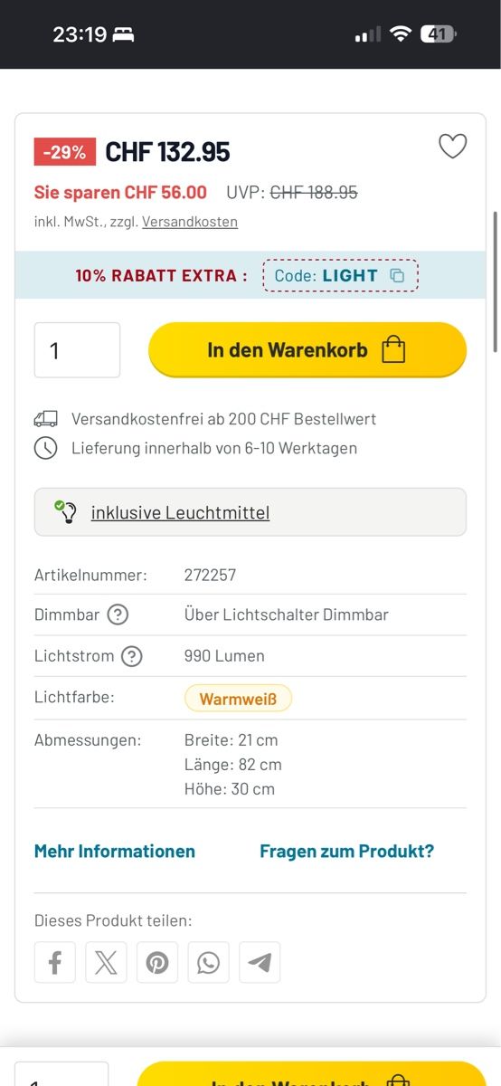 Lampadari & plafoniere: Deckenleuchte CURSL LED Schwarz 3-flammig  – Nuovo (secondo la descrizione) da Küssnacht am Rigi venduto da fulLhouse21 3