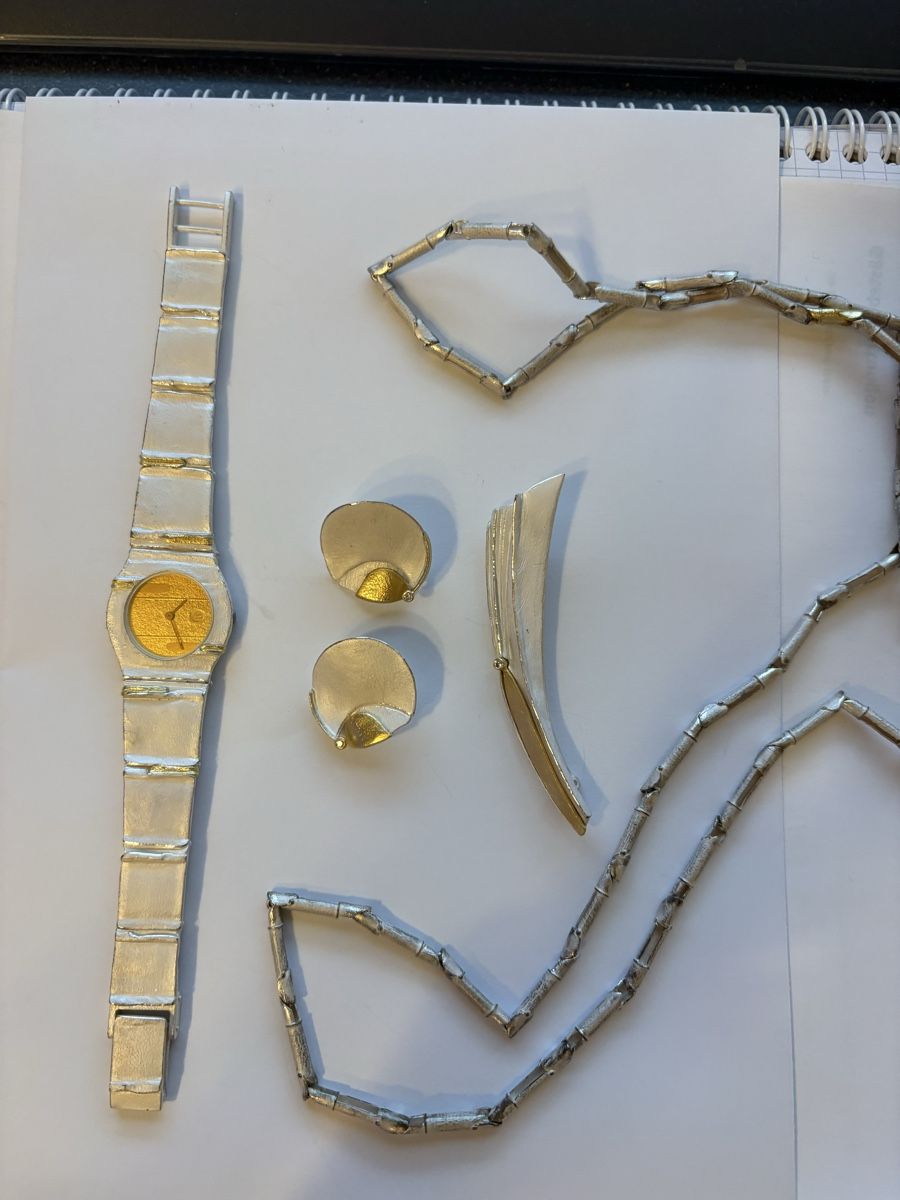 Altri gioielli: Uhr Ohrringe Brosche Kette 925  – Usato da Murten venduto da Tzaugg 4