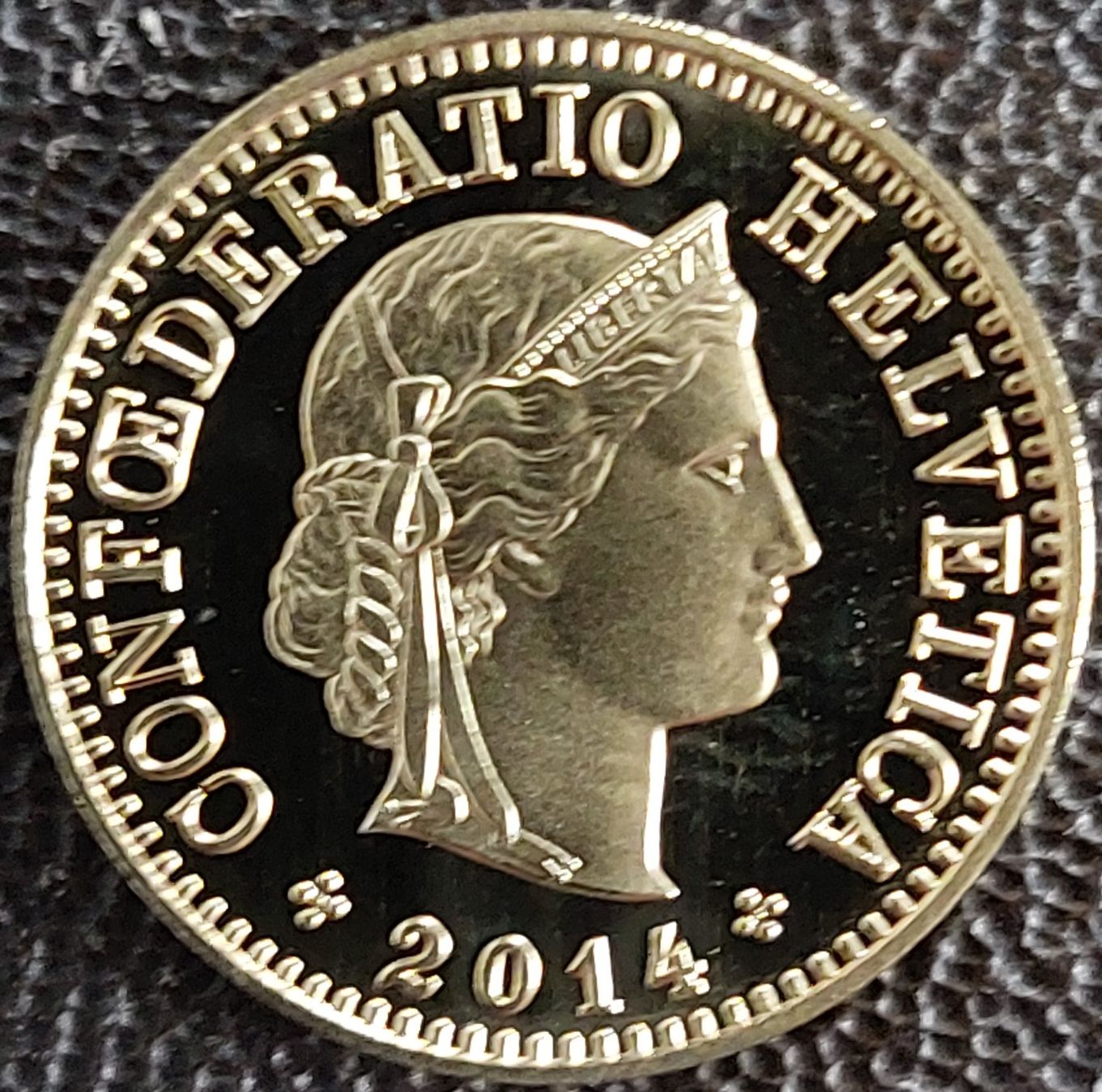 Tutti le monete: 5 Rappen 2014 stgl. / aus Münzsatz – Nuovo (secondo la descrizione) da Arch venduto da coinsandmore